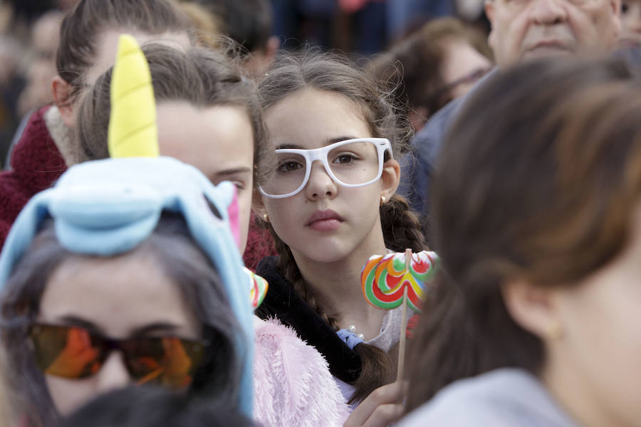 Lavanderas y aguadores, en la quema del Pelele