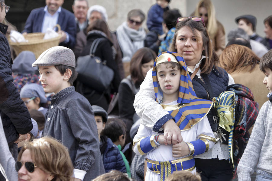 Lavanderas y aguadores, en la quema del Pelele