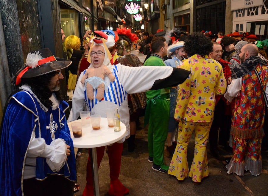 Ambiente nocturno en el sábado de Carnaval