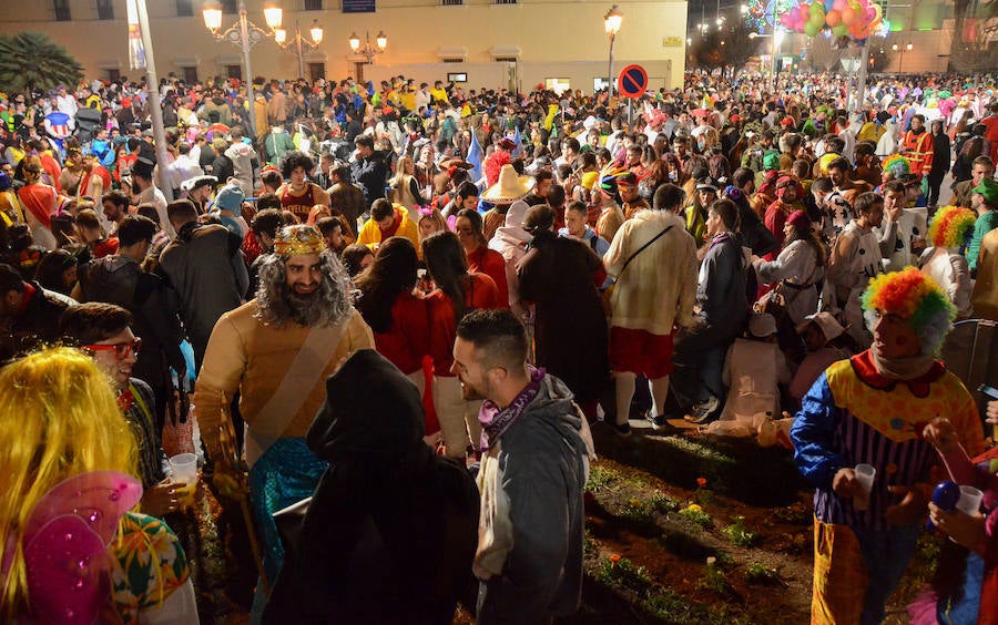 Ambiente nocturno en el sábado de Carnaval