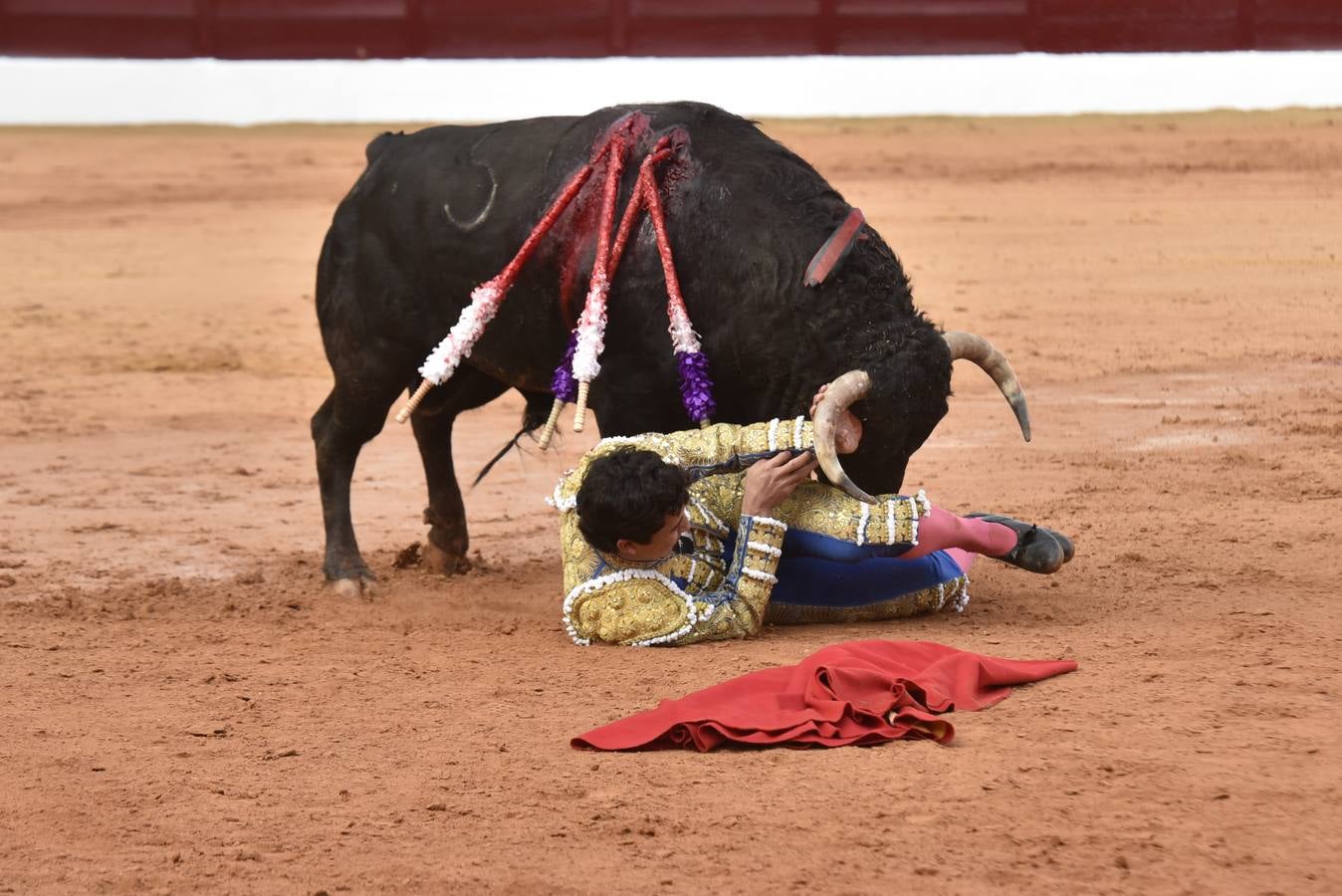 Viernes, 3 de marzo: Primera novillada de la Feria Taurina de Olivenza. El evento contó con ganado de 'El Parralejo' para Pablo Aguado, Leo Valadez y Antonio Catalán 'Toñete'. Fotografía: JV Arnelas