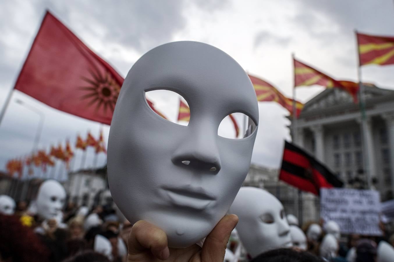 Manifestación de la Iniciativa Civil para Macedonia Unida