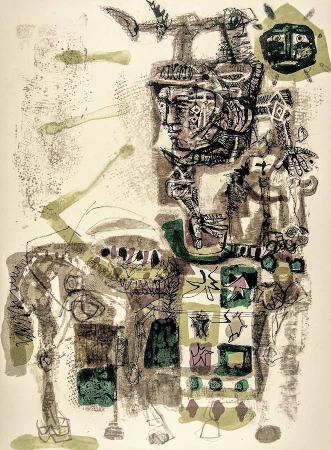 Gargantúa. Novela de François Rabelais con litografías de Antoni Clavé. Capítulo XXXV