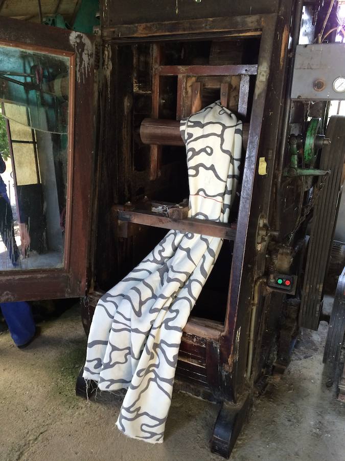 Mantas de lana extremeña con diseño nórdico