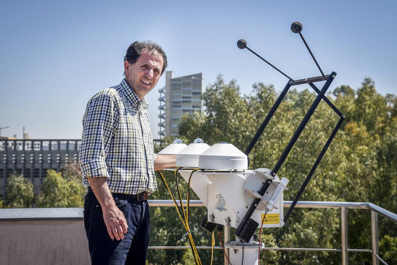 Manuel Lara, meteorólogo que trabaja en la Aemet.