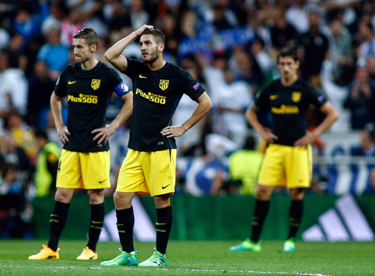 Martes, 3 de mayo: El Real Madrid vence por tres goles a cero al Atlético de Madrid en el derbi que los enfrentó en el partido de ida de las semifinales de la Liga de Campeones. Fotografías: Agencias.