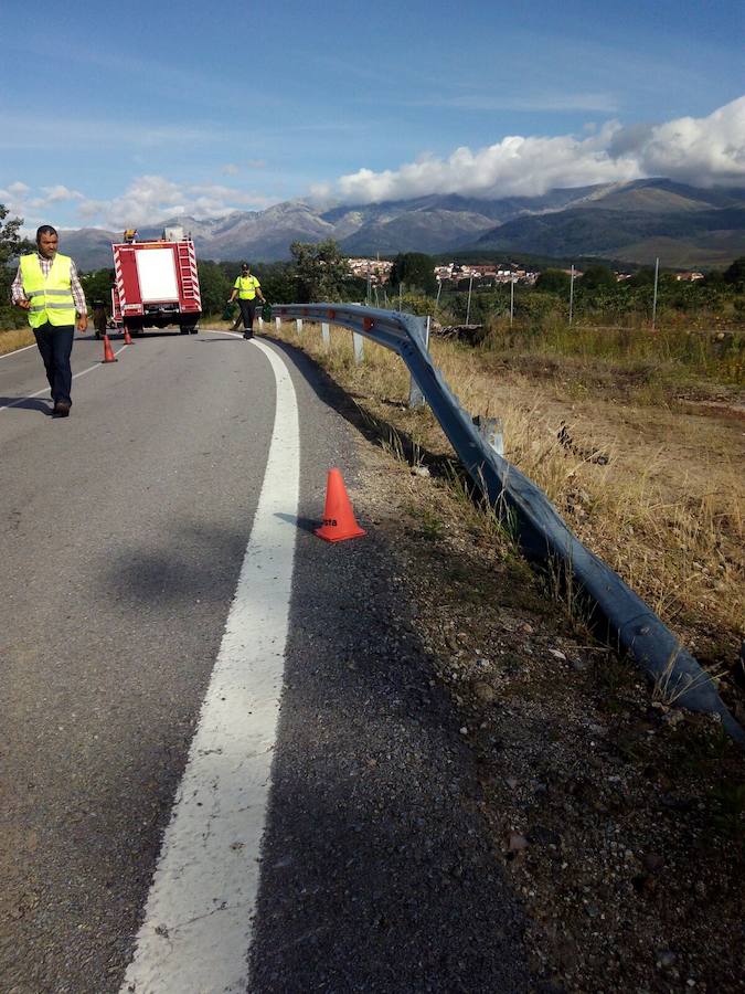 Accidente en Madrigal de la Vera