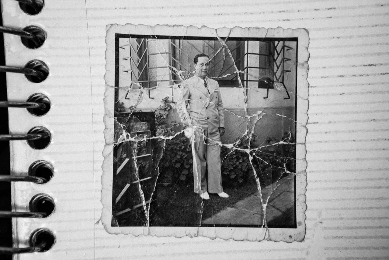 Mi abuelo César Armestar en su casa de Lima