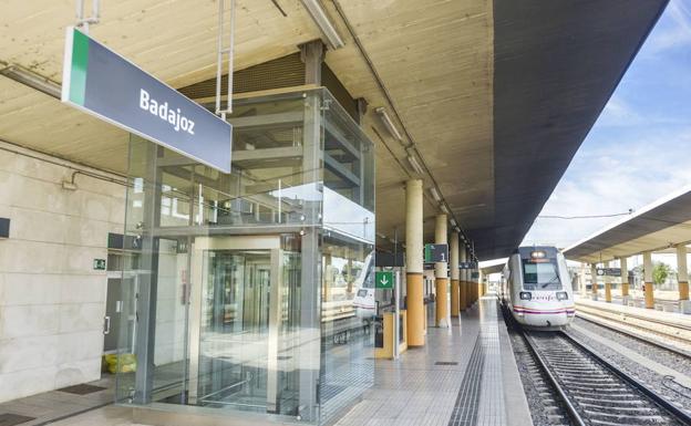Estación de trenes de Badajoz. 