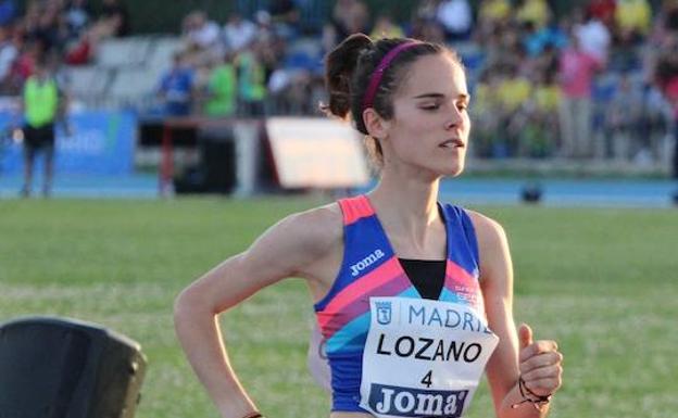 Ana Lozano, durante el meeting de Madrid. 