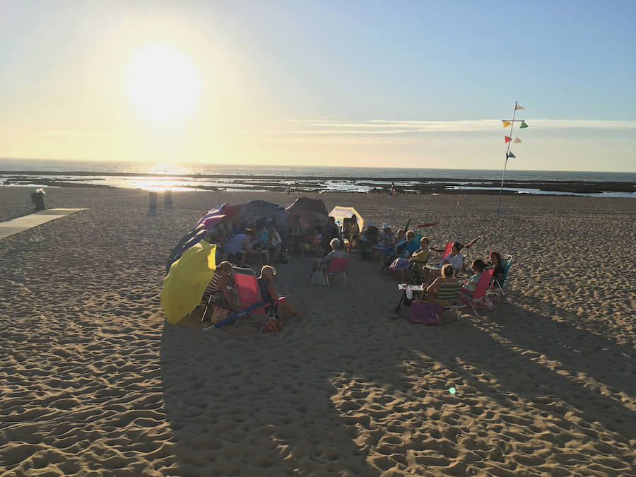 La playa de Chipiona en imágenes