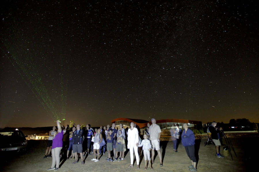 Observando las Perseidas desde Monfragüe
