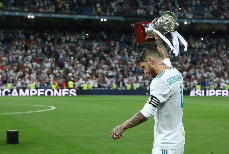 Las mejores imágenes del Real Madrid-Barcelona, vuelta de la Supercopa de España en el Santiago Bernabéu