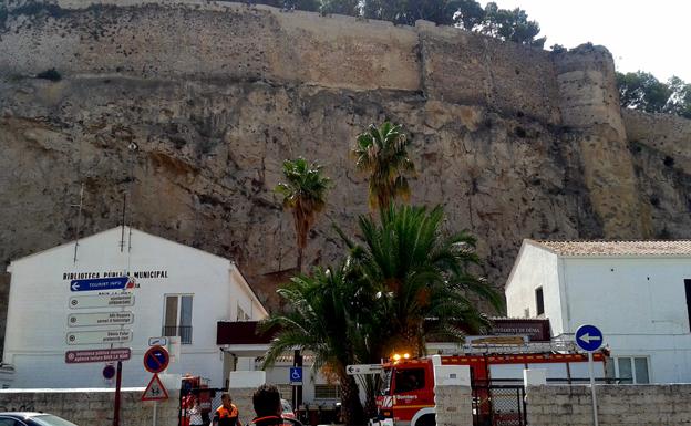 El castillo de Denia (Alicante).