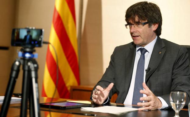 Carles Puigdemont, presidente de la Generalitat.
