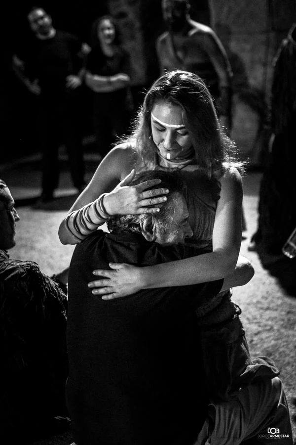 Fotografías de la obra Viriato representada en el 63º Festival Internacional de Teatro Clçásico de Mérida, pero esta vez se trata de la parte humana, la de las emociones, cuando los actores salen del papel y vuelven a ser quienes son, de la parte técnica, maquillaje y vestuario. 