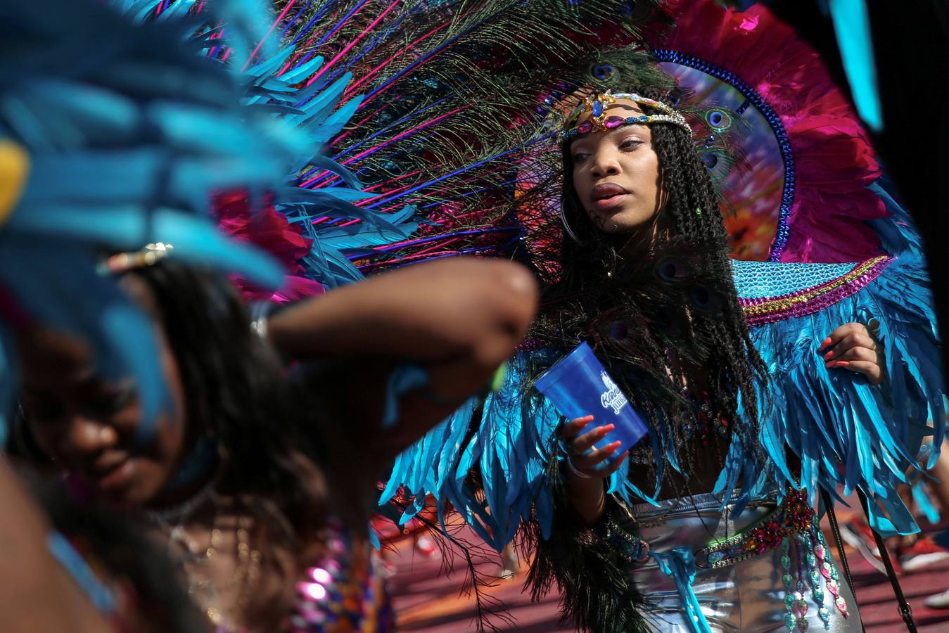 En las calles del barrio de Brooklyn (Nueva York) se celebra cada año el desfile con motivo del Día de las Indias Occidentales.