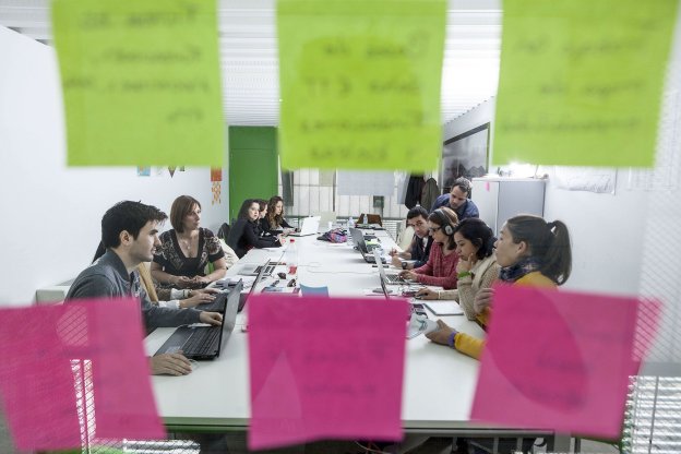 Jornadas de la lanzadera de empleo de 2015 en el Embarcadero. 