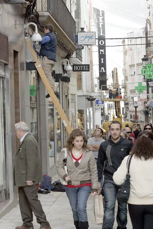 Calle de Pintores o de los comerciantes de Ceclavín. :: hoy