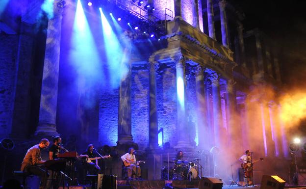 Concierto de Robe Iniesta el pasado viernes en el Teatro Romano programado dentro del Stone.