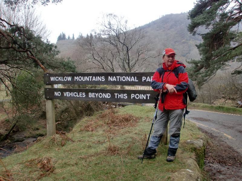 Françoise, en una ruta por Irlanda.