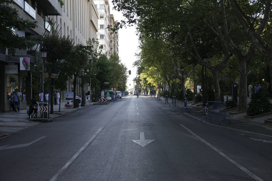 No se puede circular entre las 9.15 y las 14 horas ni por Gómez Becerra ni por la avenida de España en el sentido de bajada