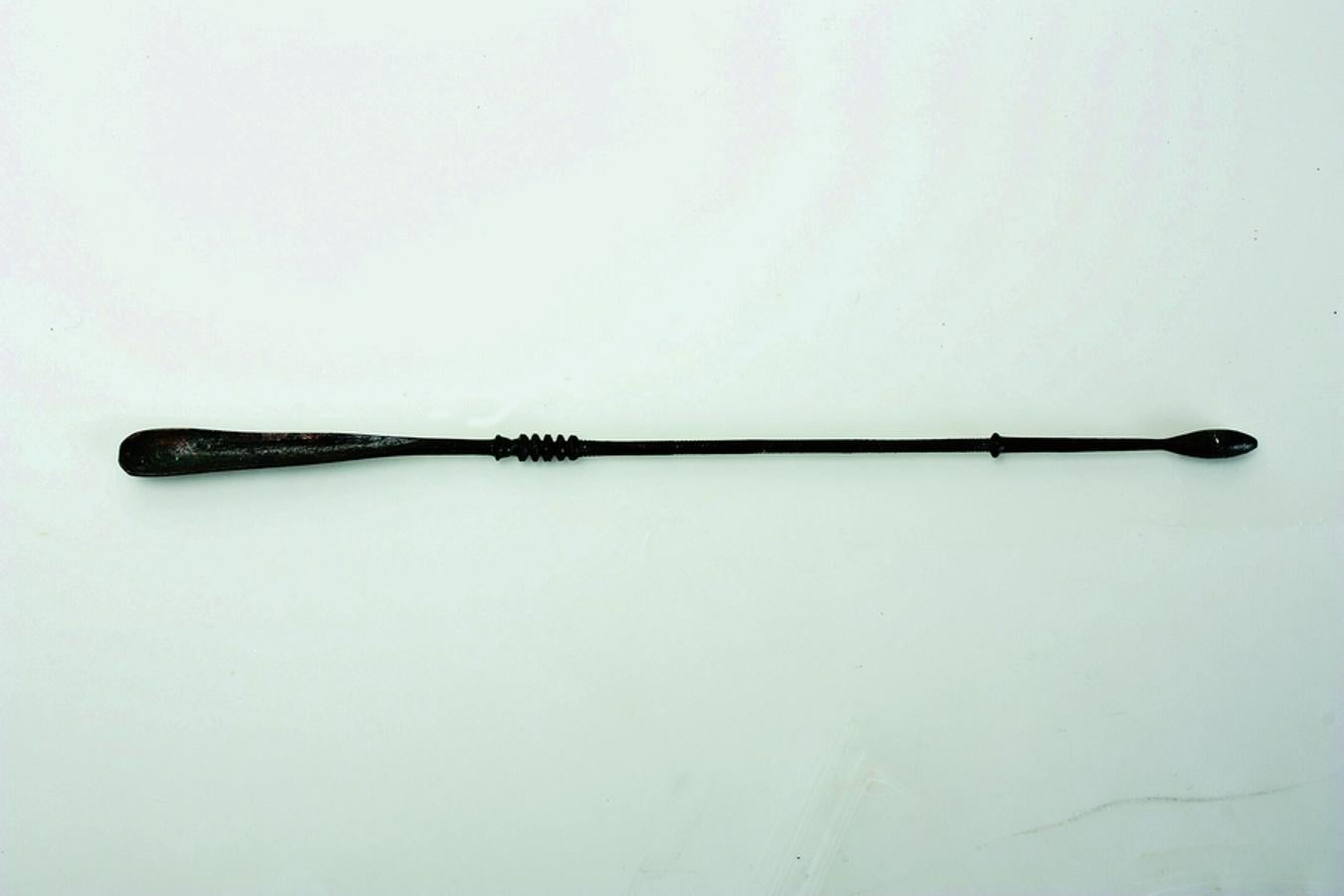 Conjunto estuche médico. I d. C. Bronce, hierro y hueso. Hallado en 1934 – 2000, solar de la antigua Campsa (Mérida). Museo Nacional de Arte Romano, Mérida