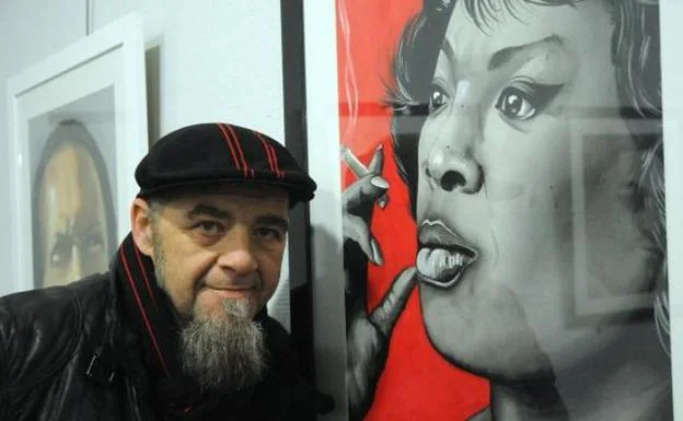 El artista pacense Gene García se recupera de un trasplante de riñón en Barcelona