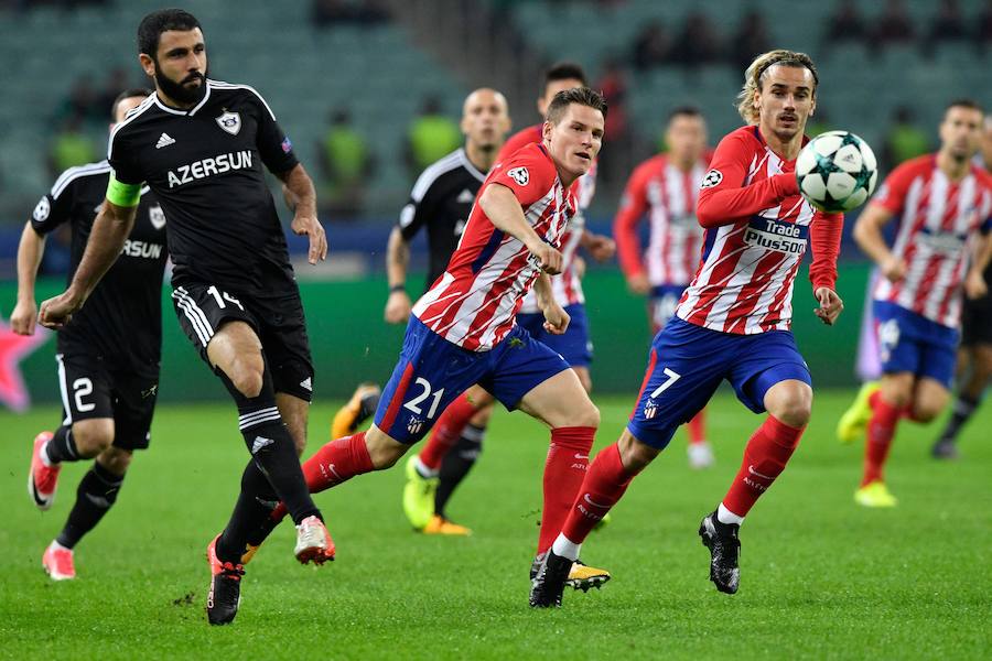 El conjunto que entrena Simeone empata en Bakú y sigue sin levantar cabeza en la Champions.