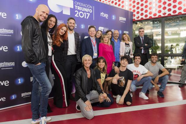 Protagonistas de la nueva Academia.