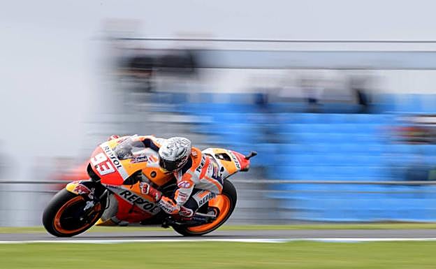 Marc Márquez, en el Circuito de Phillip Island. 