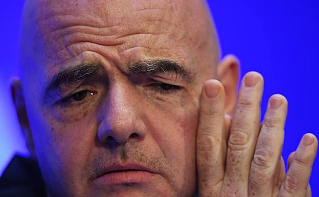 Infantino, presidente de la FIFA.