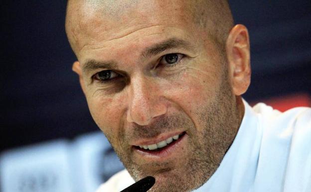 Zinedine Zidane, técnico del Real Madrid. 