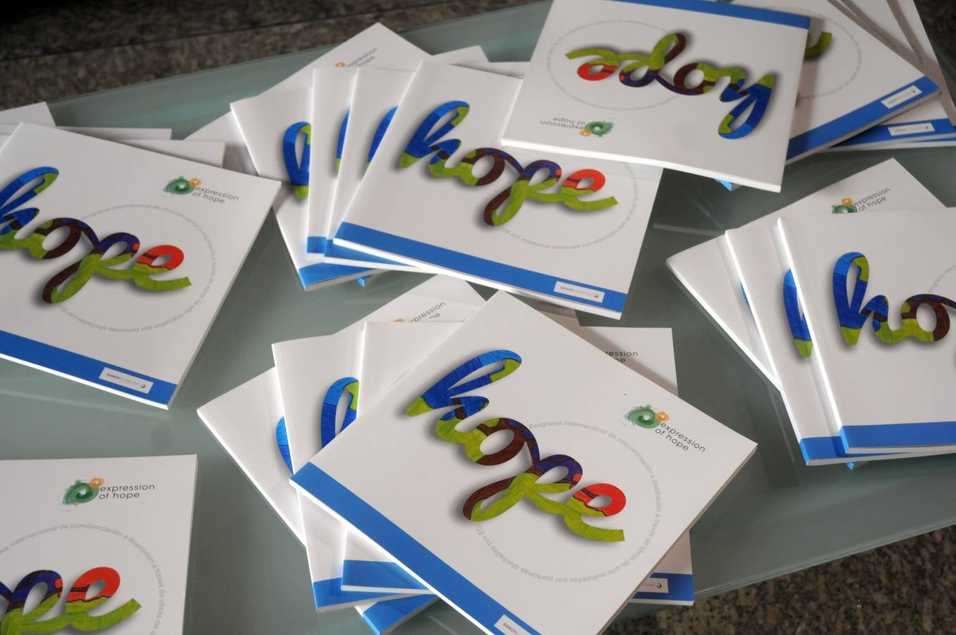 Las obras de la exposición "Expression of hope"(expresión de esperanza) han sido creadas por pacientes de enfermedades raras con el fin de conncienciar y sensibilizar a la sociedad de estas patologias. Las obras se presentan en cuadros, pinturas y dibujos en el salón de Pasos Perdidos de la Asamblea de Extremadura.