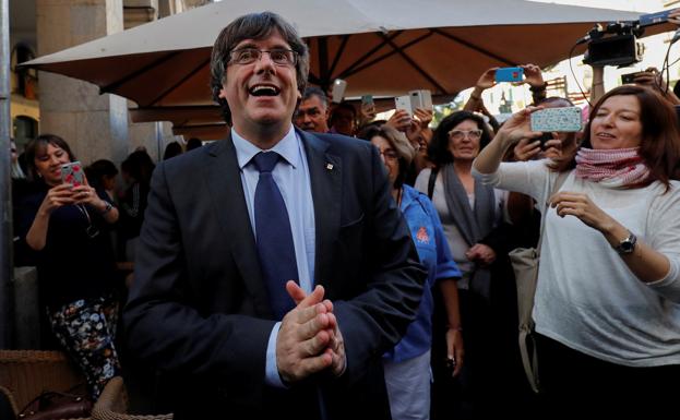 Carles Puigdemont, cesado presidente de la Generalitat.