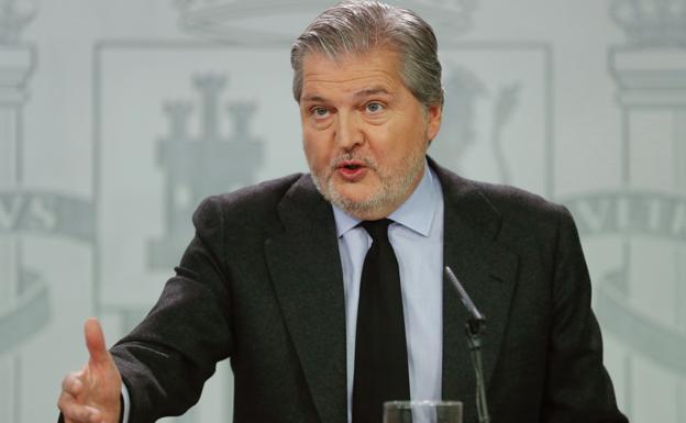 El ministro portavoz, Íñigo Méndez de Vigo.