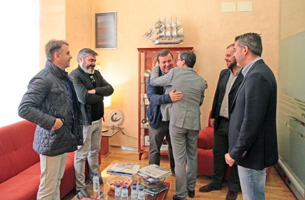 Encuentro con la Diputación de los clubes de Segunda B