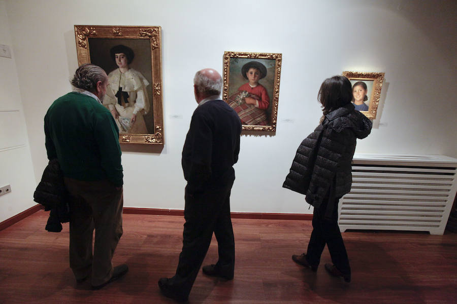 Pertenecen a la Fundación Caja Extremadura y se trata de obras de Bermudo, Sánchez-Varona o Hermoso, entre otros