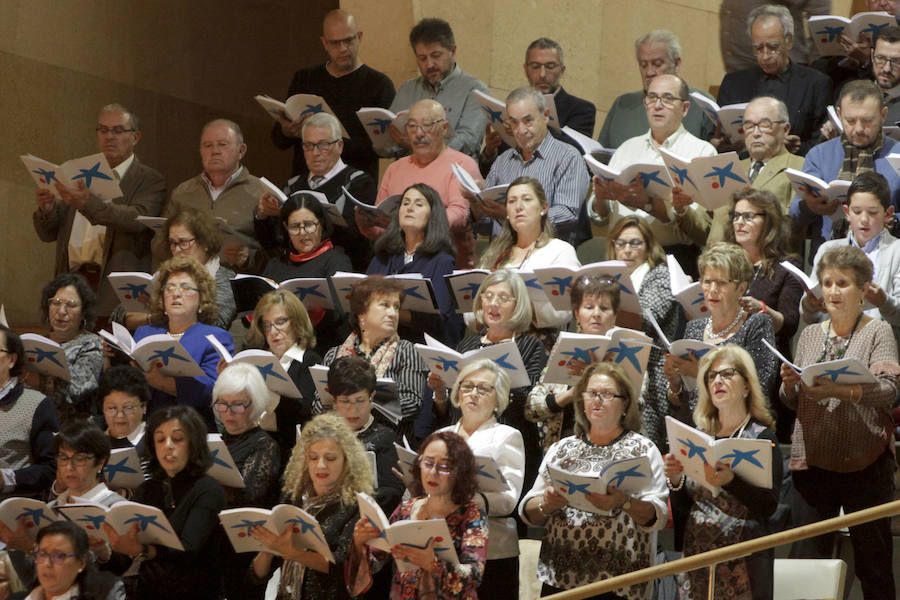 240 cantantes aficionados de ocho coros de la región colaboran en la interpretación de 'El Mesías' de Hendel en Cáceres