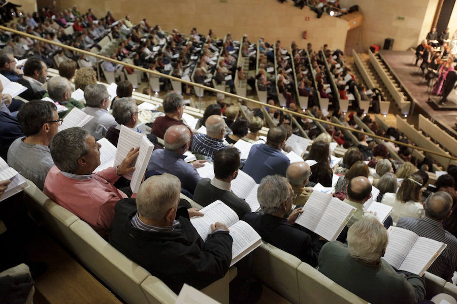 240 cantantes aficionados de ocho coros de la región colaboran en la interpretación de 'El Mesías' de Hendel en Cáceres