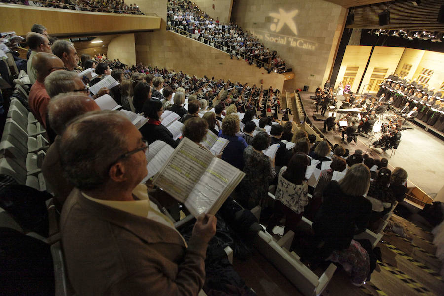 240 cantantes aficionados de ocho coros de la región colaboran en la interpretación de 'El Mesías' de Hendel en Cáceres