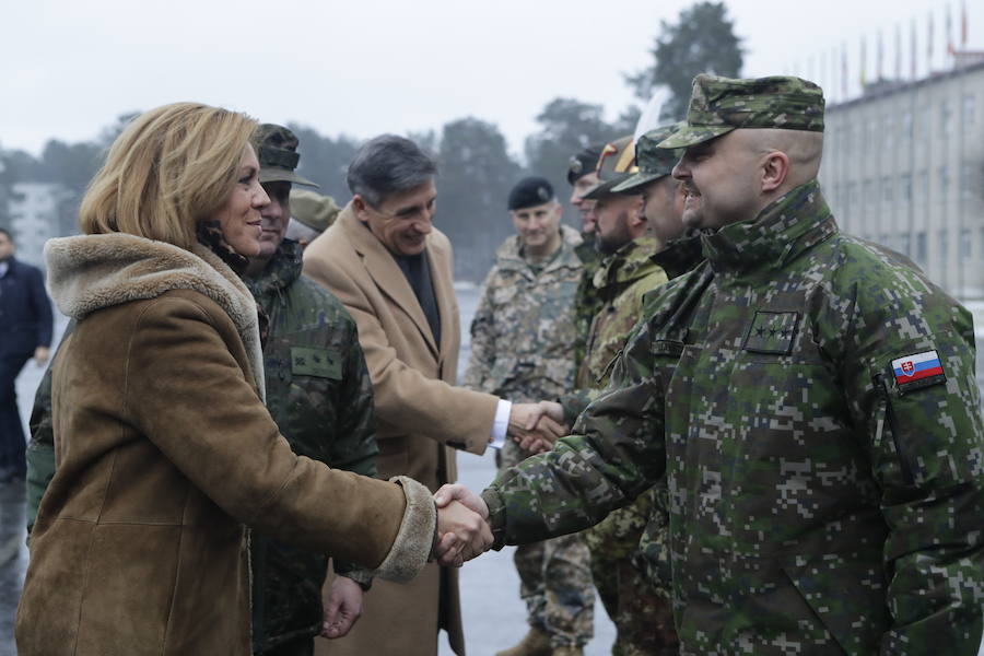 El contingente está formado por 300 militares de la base General Menacho de Bótoa