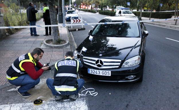 El lugar del accidente, que ocurrió el 11 de noviembre de 2016. :: hoy