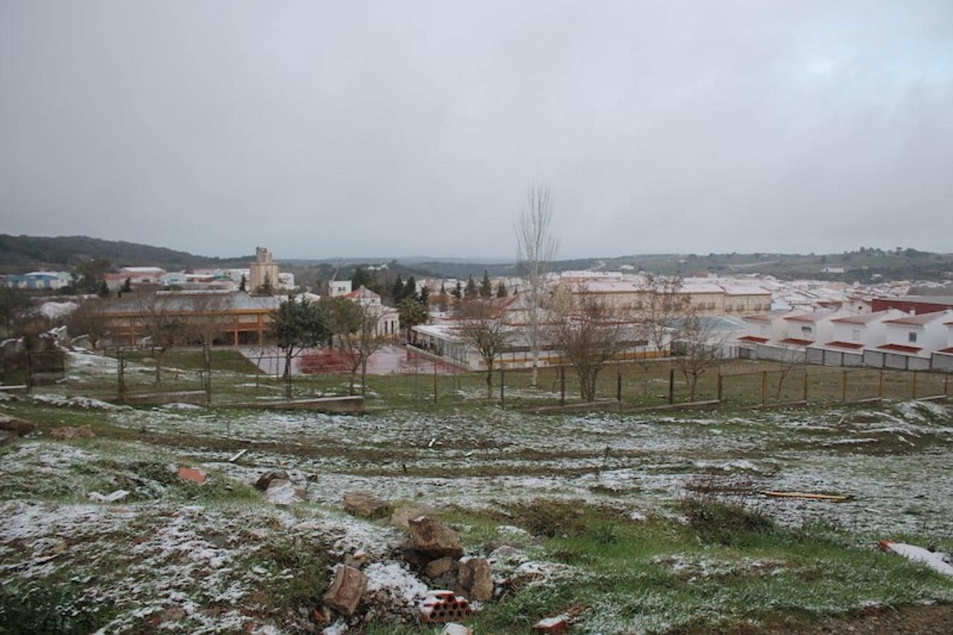 Nieve en Monesterio