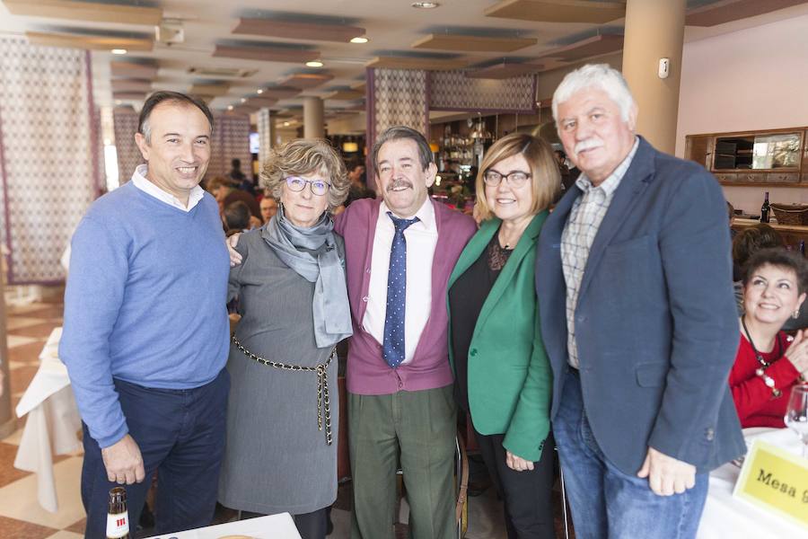 Laureano León, Pilar Merchán, José María López, Rosario Cordero y Juan Andrés Tovar. 