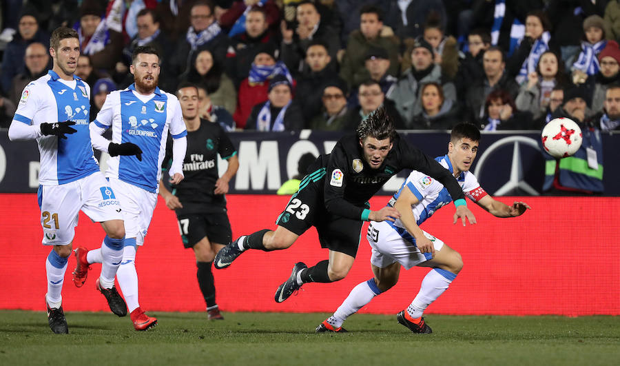 El conjunto blanco se hizo con la victoria gracias a un gol de Asensio en los últimos minutos en partido poco vistoso en Butarque.