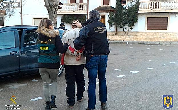 Momento de la detención.