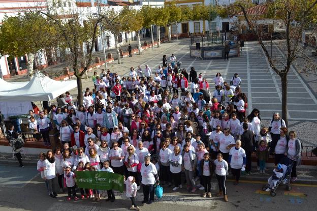 Caminata Solidaria, una de las acciones organizadas por la AECC. 