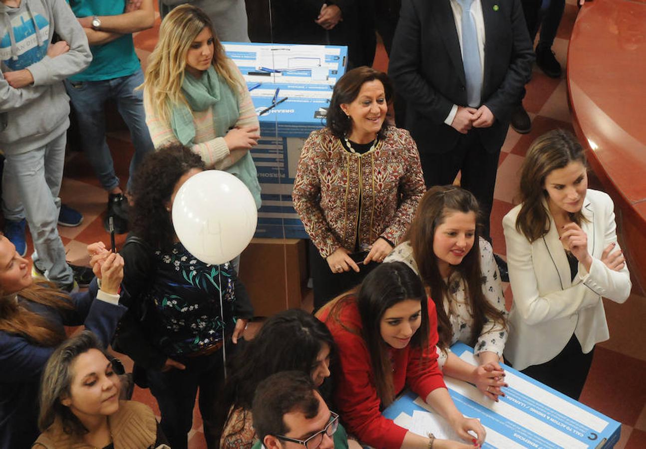 La Reina Leticia, en Mérida