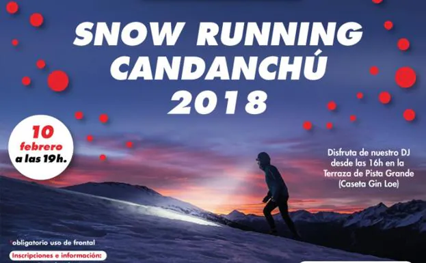 Cartel de la carrera de Candanchú